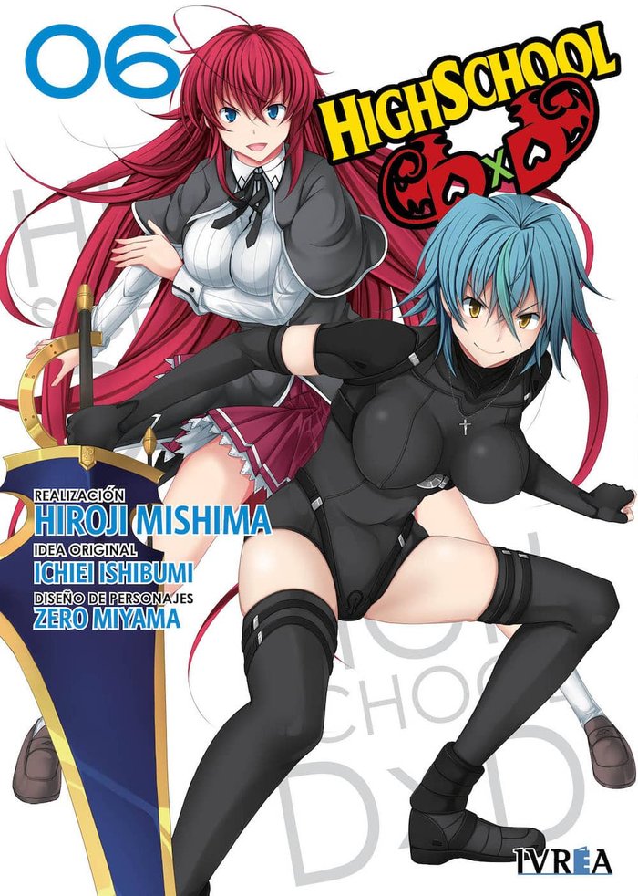 HighSchool DxD 6, de Hiroji Mishima | portada del libro