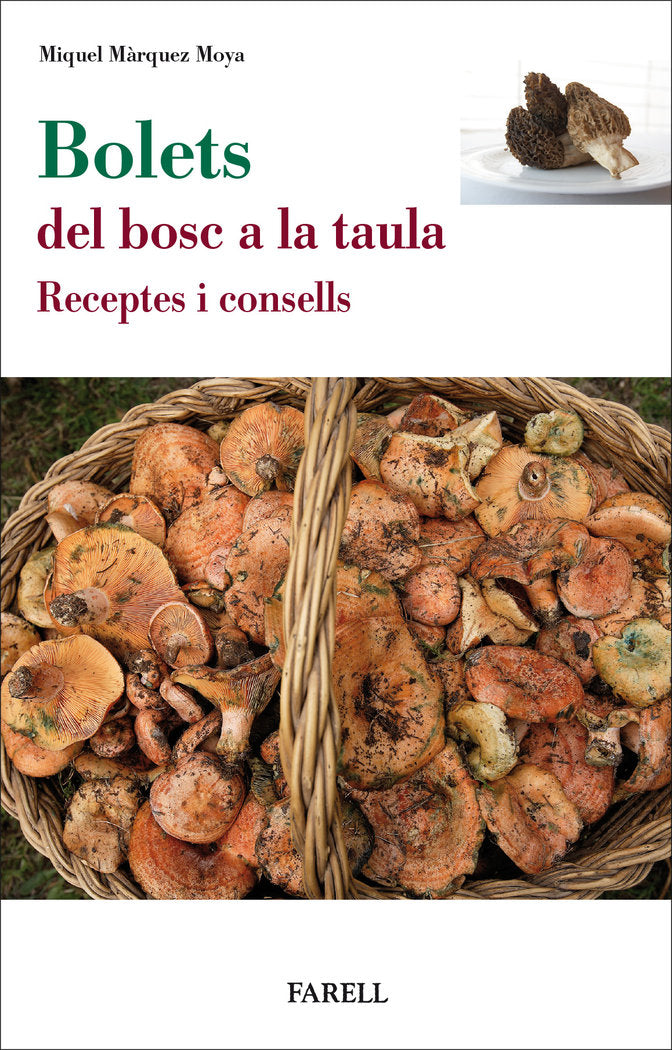 Bolets, del bosc a la taula. Receptes i consells, de M^RQUEZ MOYA, MIQUEL | portada del libro