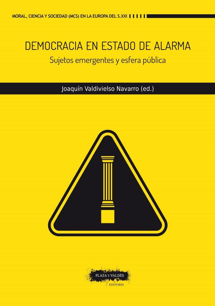 DEMOCRACIA EN ESTADO DE ALARMA | portada del libro