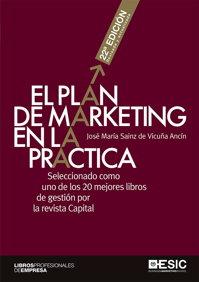 El plan de marketing en la práctica, de Sainz de Vicuña Ancín | portada del libro