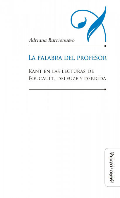 La palabra del profesor, de Barrionuevo (argentina) | portada del libro