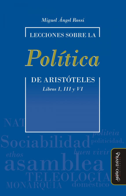 Lecciones sobre la Política de Aristóteles, de Rossi (argentino), Miguel Ángel | portada del libro