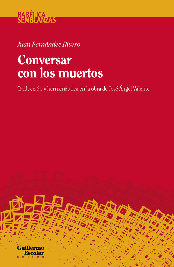 Conversar con los muertos, de Fernández Rivero, Juan | portada del libro