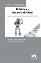 ROBÓTICA Y RESPONSABILIDAD, de Manuel Iglesias Cabero | portada del libro