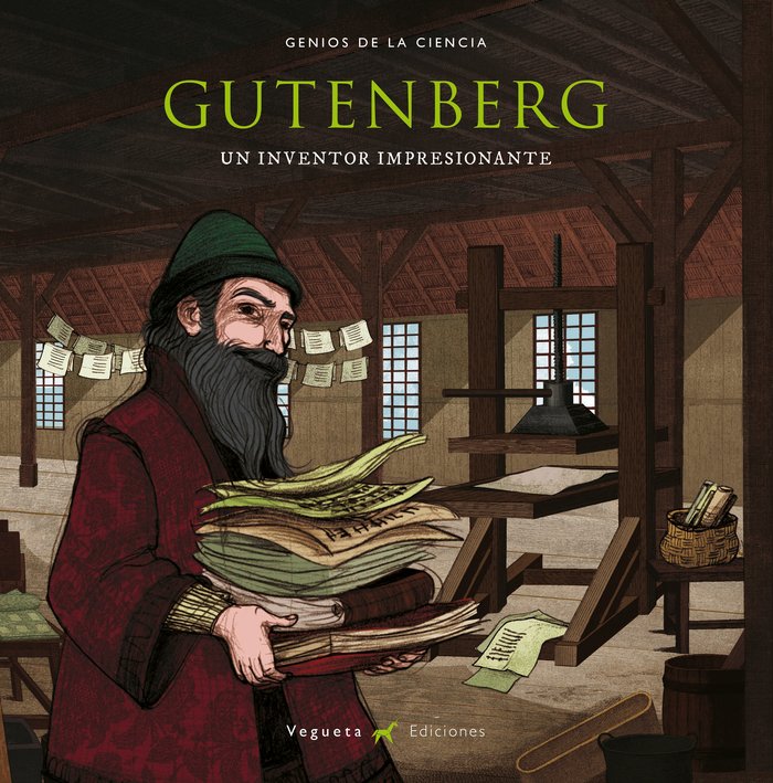 Gutenberg, de Vegueta Ediciones | portada del libro