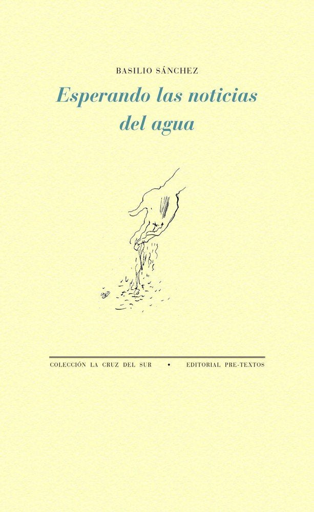 ESPERANDO LAS NOTICIAS DEL AGUA, de Sánchez | portada del libro