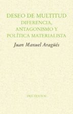DESEO DE MULTITUD, de Juan Manuel Aragüés | portada del libro