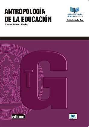 Antropología de la Educación, de ROMERO SÁNCHEZ | portada del libro