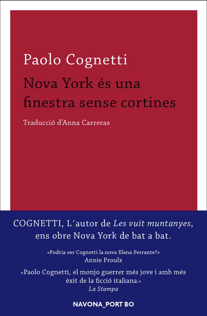 Nova York és una finestra sense cortines, de Cognetti, Paolo | portada del libro
