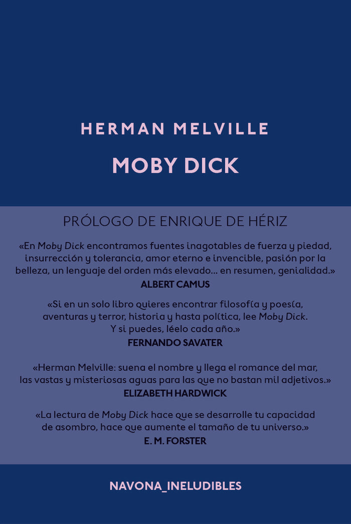 Moby Dick, de Melville, Herman | portada del libro