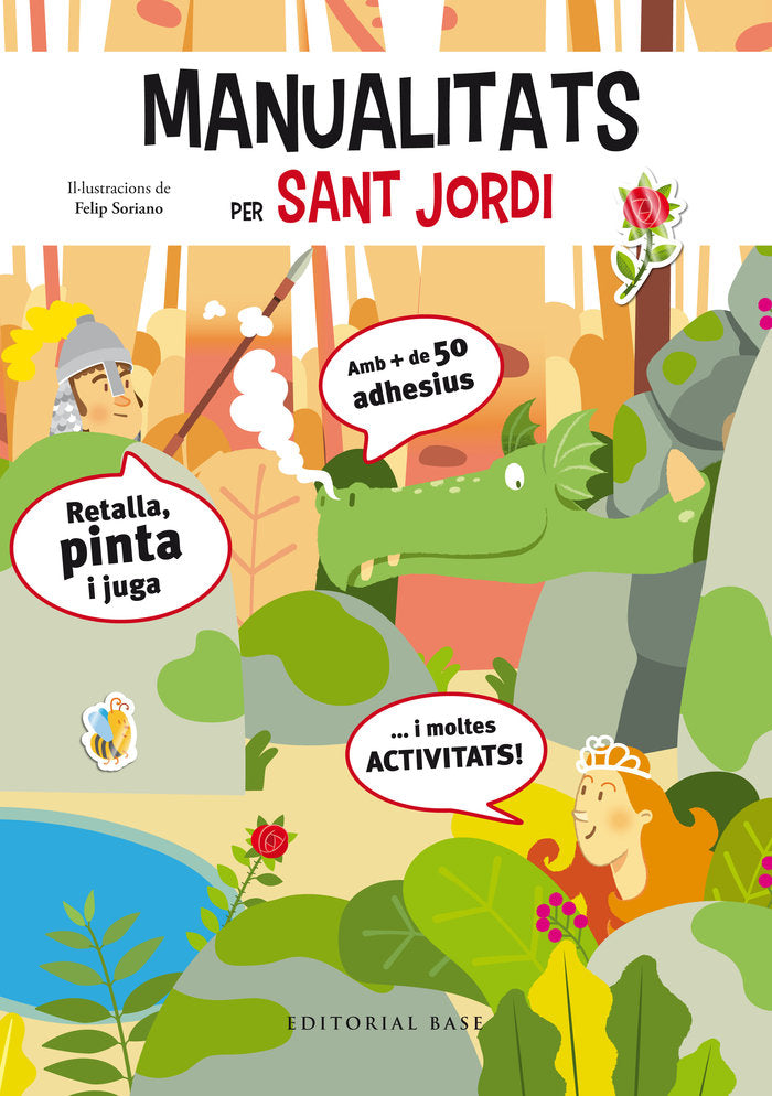 Manualitats i activitats per Sant Jordi, de Soriano Llopis, Felip | portada del libro