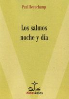 SALMOS NOCHE Y DIA, de PAUL BEAUCHAMP | portada del libro