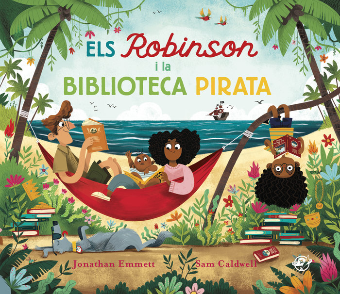 Els Robinson i la biblioteca pirata, de EMMETT, JONATHAN | portada del libro