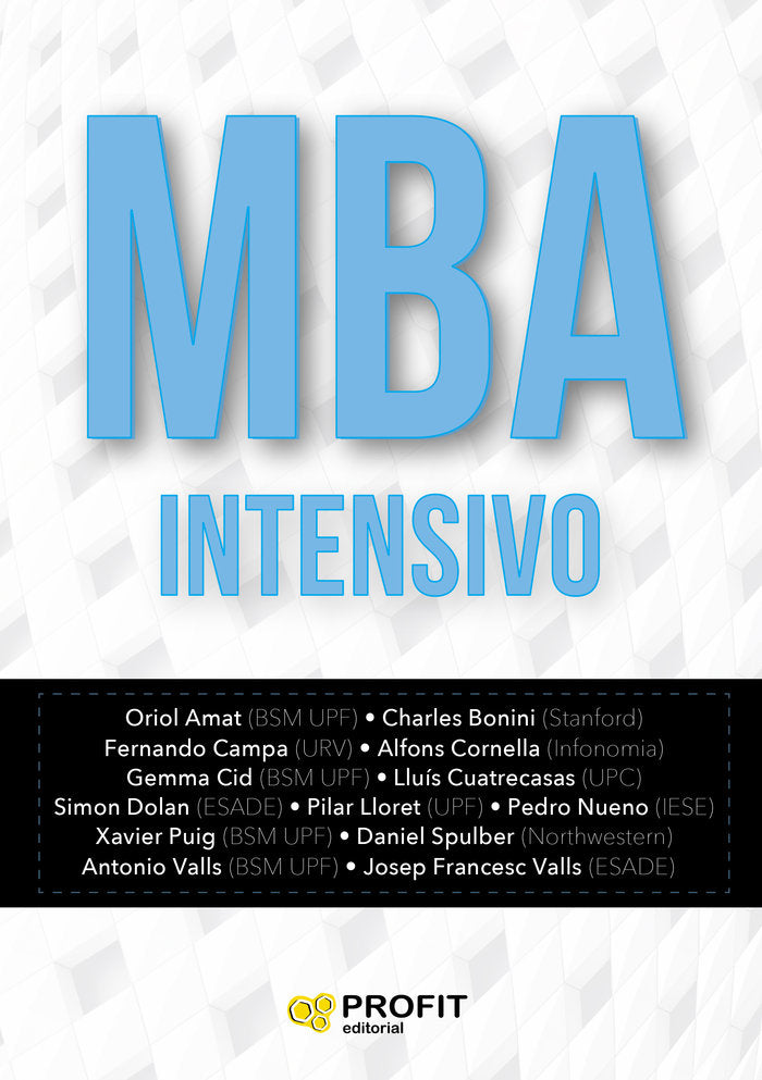 MBA Intensivo, de Varios autores | portada del libro