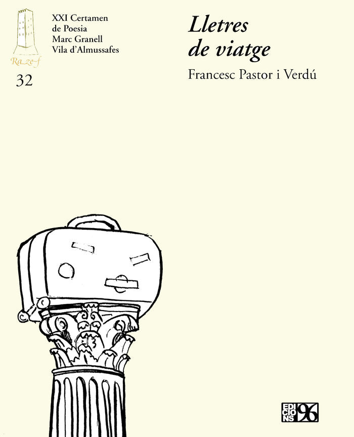 Lletres de viatge, de Pastor i Verdú, Francesc | portada del libro