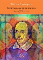 SONETOS PARA TENER UN HIJO, de William Shakespeare | portada del libro