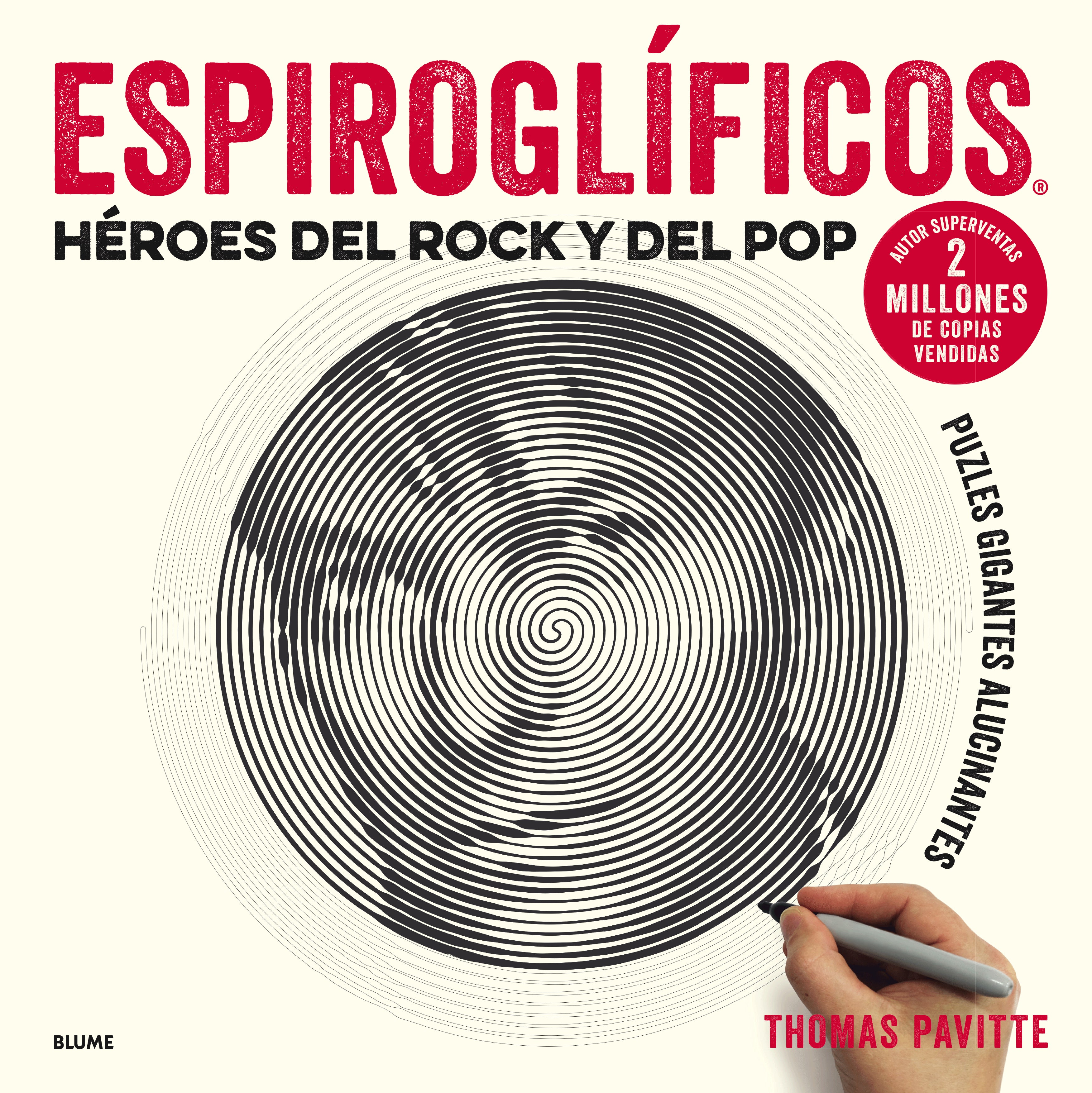 Espiroglíficos. Héroes del rock y del pop, de Pavitte | portada del libro