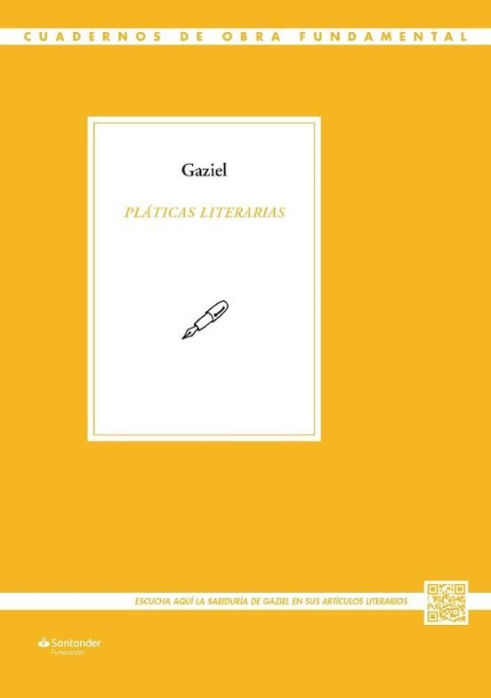 PLÁTICAS LITERARIAS, de GAZIEL | portada del libro