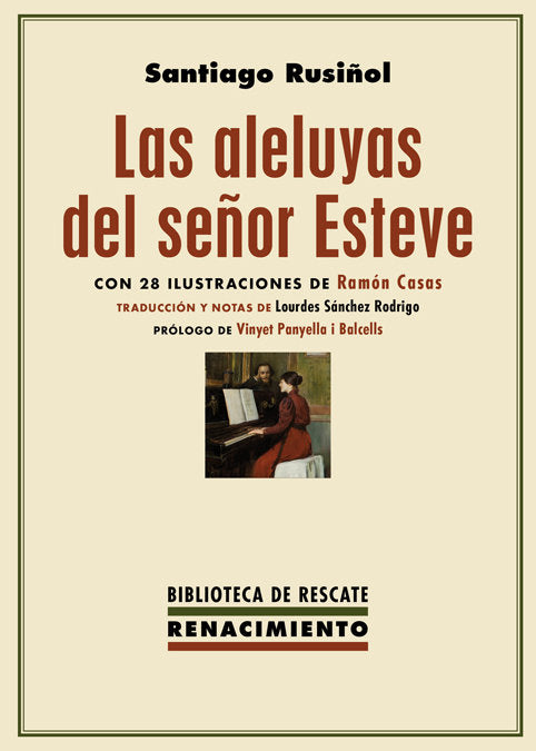 Las aleluyas del señor Esteve, de Rusiñol, Santiago | portada del libro