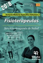 FISIOTERAPEUTAS: SERVICIO ARAGONES DE SALUD: TEMARIO MATERIA ESPECIFICA (VOL. 2), de Varios autores | portada del libro