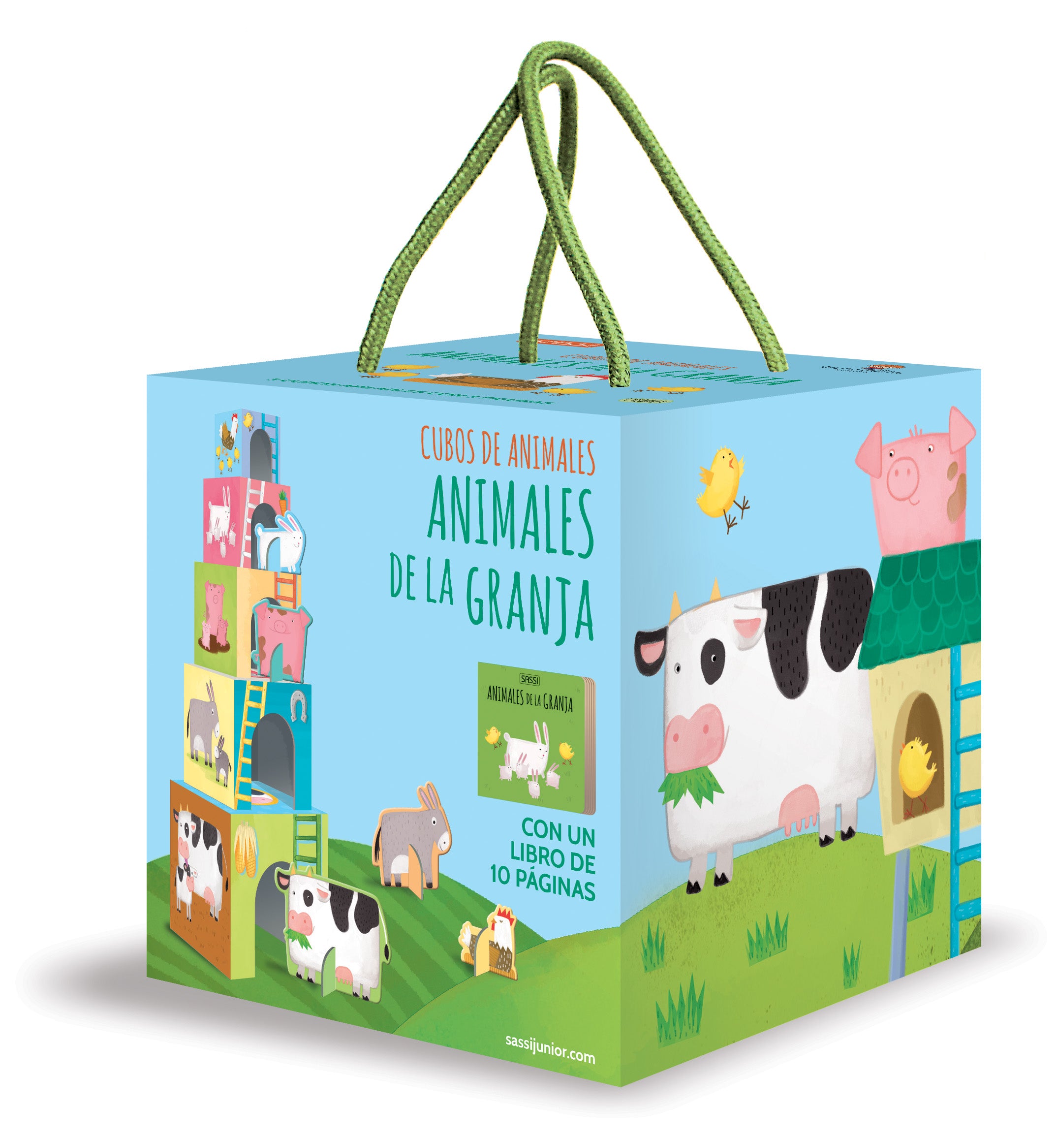 ANIMALES DE LA GRANJA CUBOS DE ANIMALES, de I. TREVISAN#M. GAULE | portada del libro