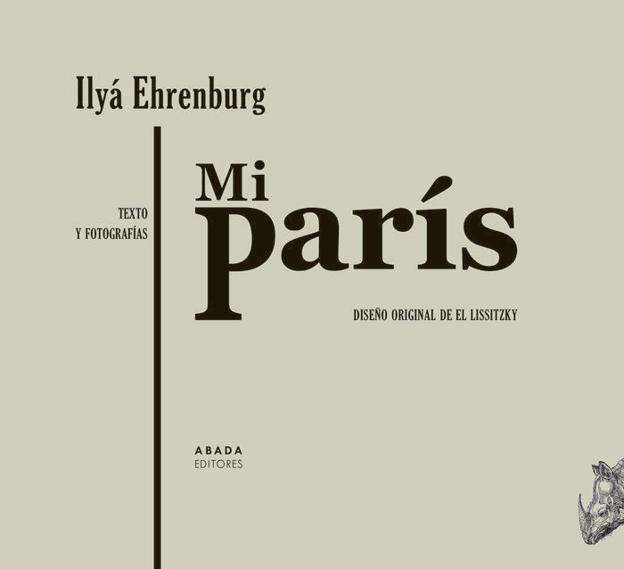 Mi París. Texto y fotografías, de Ehrenburg, Ilyá | portada del libro