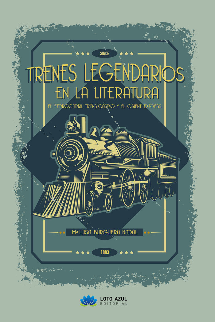 Trenes legendarios en la literatura, de Burguera Nadal, Mª Luisa | portada del libro