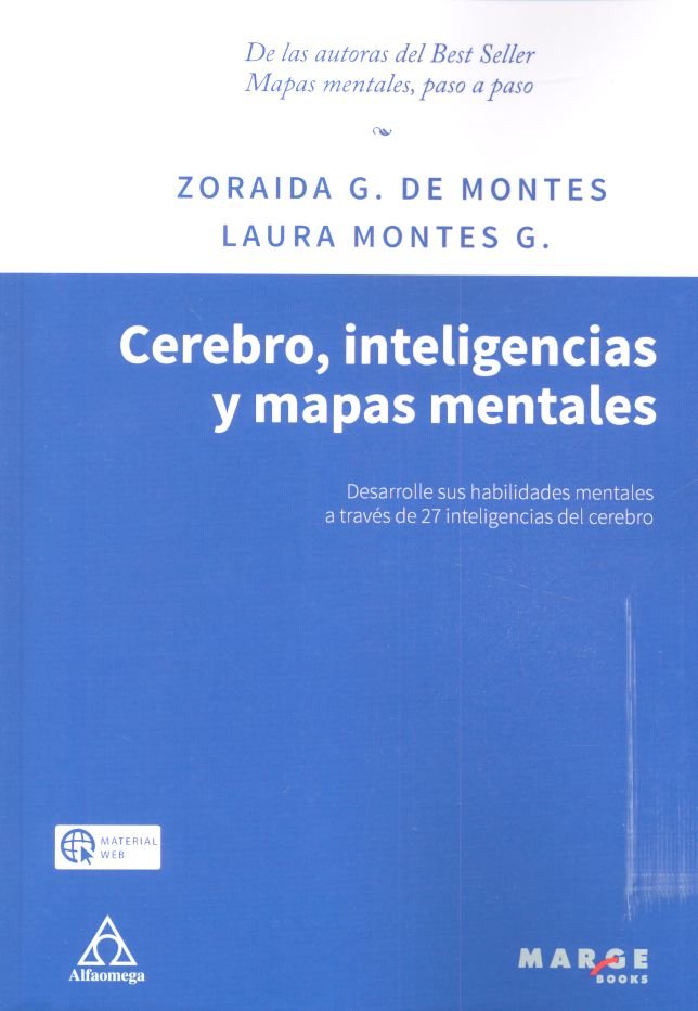 Cerebro, inteligencias y mapas mentales, de G. de Montes | portada del libro