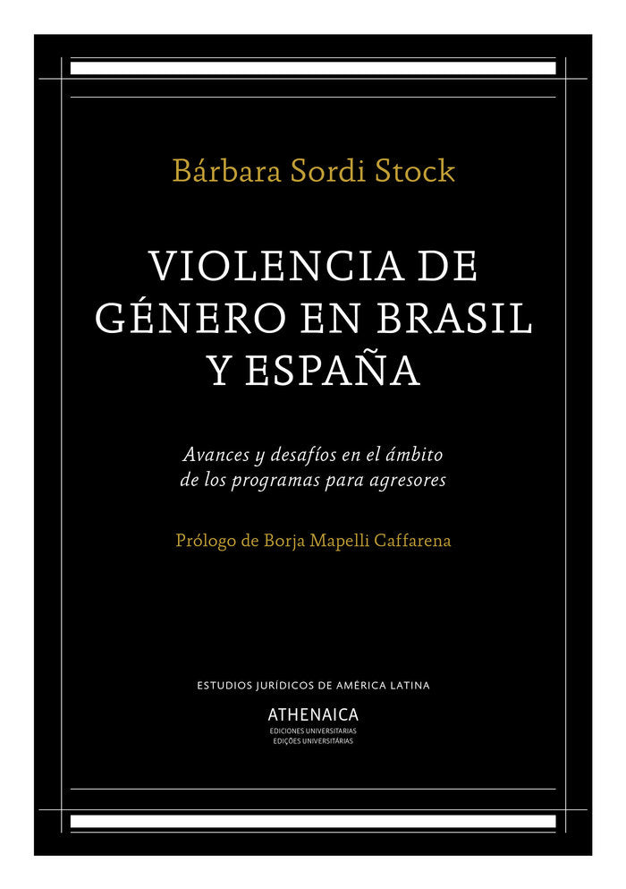 Violencia de género en Brasil y España, de Sordi Stock, Bárbara | portada del libro