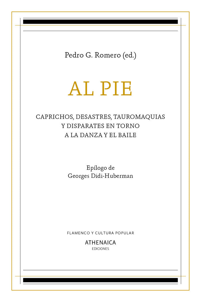 Al pie, de G. Romero, Pedro | portada del libro