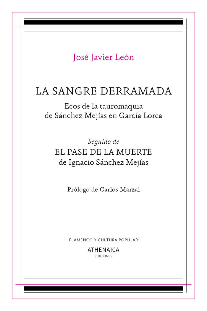 La sangre derramada, de León, José Javier | portada del libro