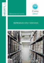 MF0971_1 Reproducción y archivo, de PATRICA BLANCO RIVAS | portada del libro