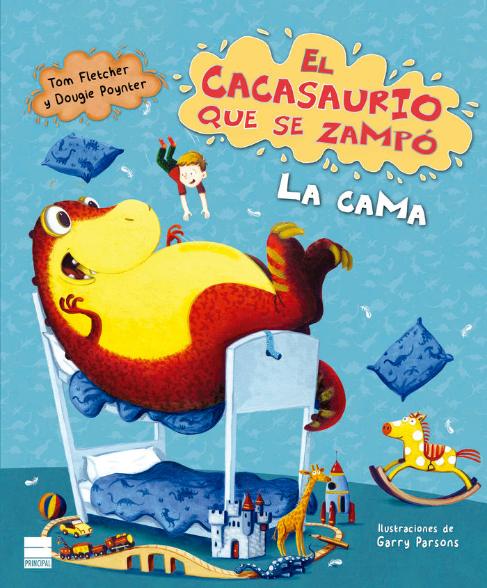El cacasaurio que se zampó la cama, de Fletcher, Tom | portada del libro