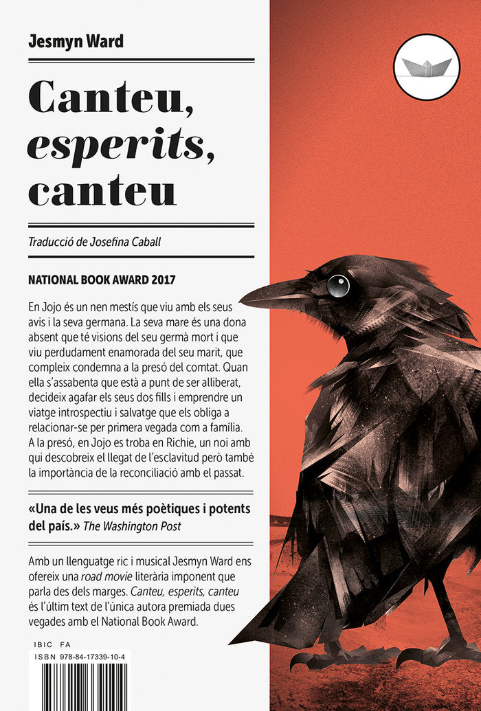 Canteu, esperits, canteu, de Ward, Jesmyn | portada del libro