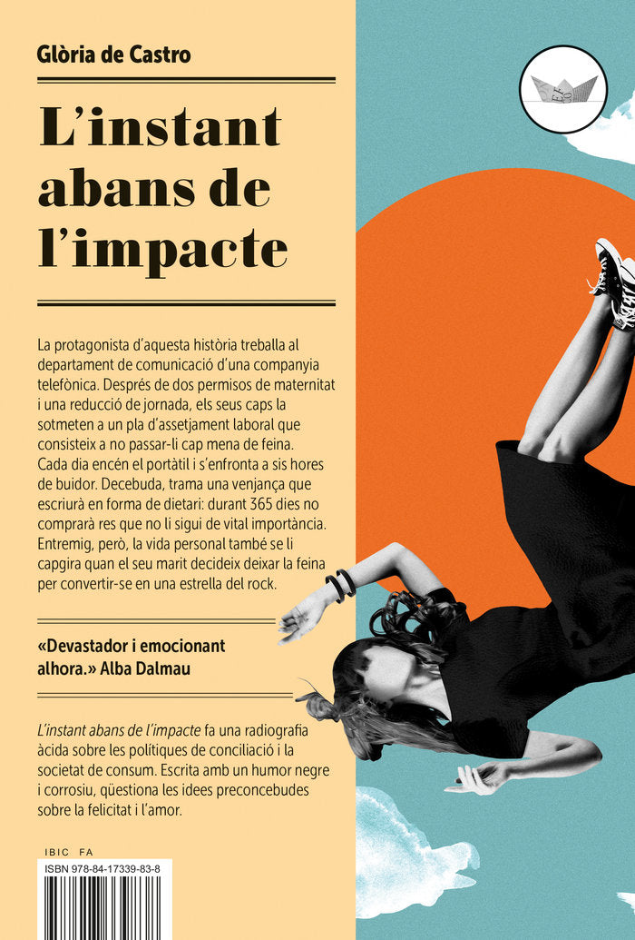 L'instant abans de l'impacte, de DE CASTRO,GLORIA | portada del libro