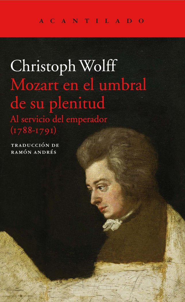 Mozart en el umbral de su plenitud, de Wolff, Christoph | portada del libro