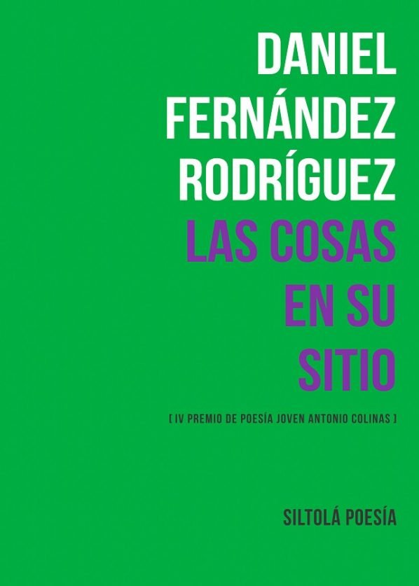 Las cosas en su sitio, de Fernández Rodríguez, Daniel | portada del libro