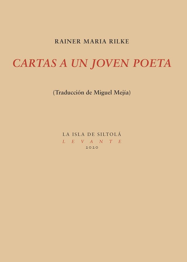 Cartas a un joven poeta, de Rilke, Rainer Maria | portada del libro