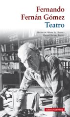 TEATRO, de Fernando Fernán Gómez | portada del libro