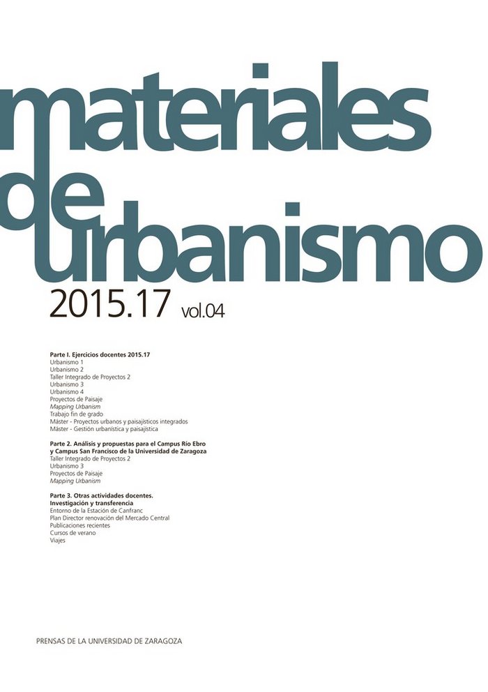 Materiales de Urbanismo 2015.17 (vol. 04), de Varios autores | portada del libro