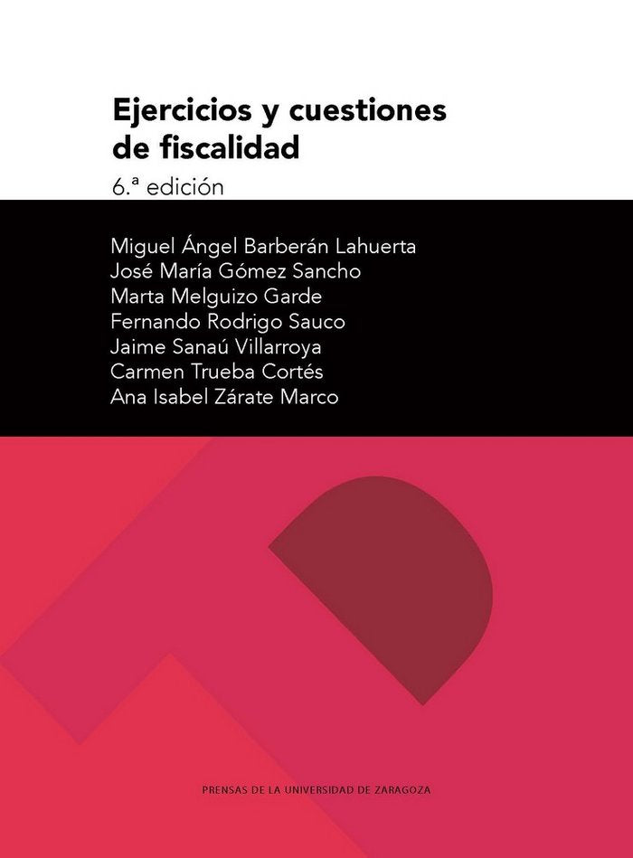 Ejercicios y cuestiones de fiscalidad, de Barberán Lahuerta | portada del libro