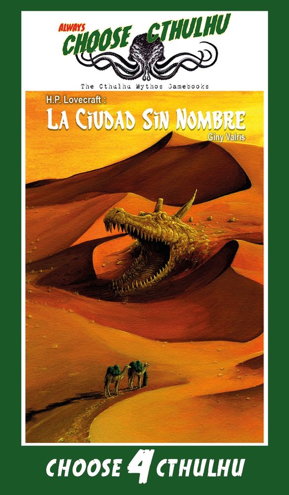 Choose Cthulhu: La ciudad sin nombre, de Valrís, Giny | portada del libro