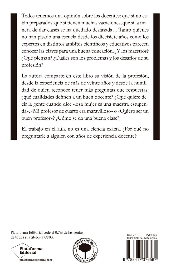 Profe, una pregunta, de Ibáñez Ámez, Ruth | portada del libro