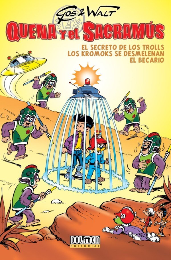 QUENA Y EL SACRAMUS, 5 SECRETO DE LOS TROLLS, de GOS | portada del libro