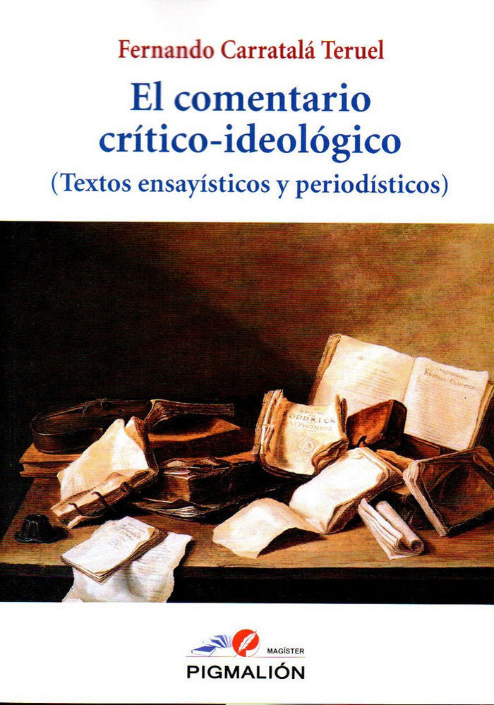 El comentario crítico-ideológico, de Carratalá Teruel | portada del libro
