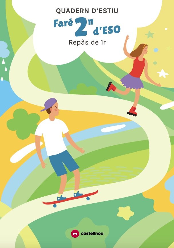 FARÉ 2N d'ESO. QUADERN D'ESTIU, de Vetaqui, Rights | portada del libro