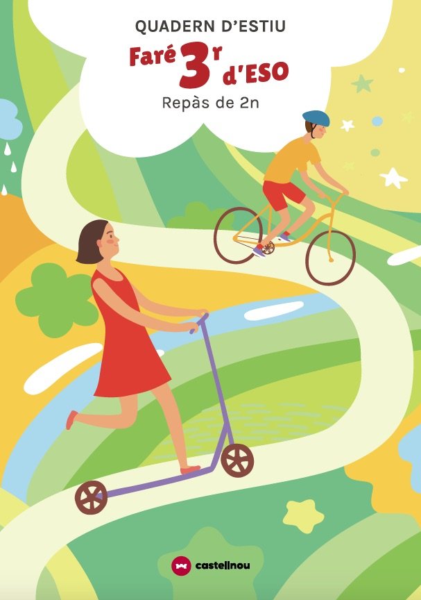 FARÉ 3R d'ESO. QUADERN D'ESTIU, de Vetaqui, Rights | portada del libro