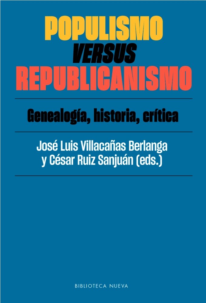 Populismo versus Republicanismo | portada del libro