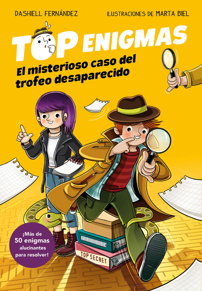El misterioso caso del trofeo desaparecido (Top Enigmas 1), de Fernández Pena | portada del libro