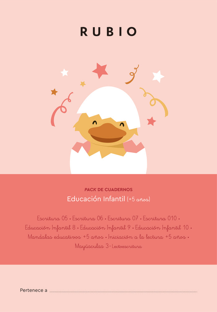 PACK CUADERNOS EDUCACION INFANTIL +5 AÑO | portada del libro
